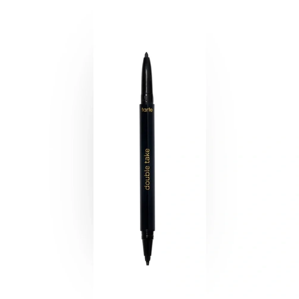 Tarte Double Take Eyeliner Intense Black Double Sided Pen Liquid & Gel Liner NEW